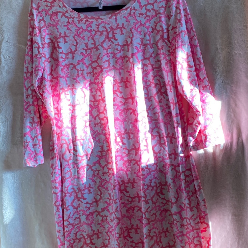 Lilly Pulitzer Pink and White Dress